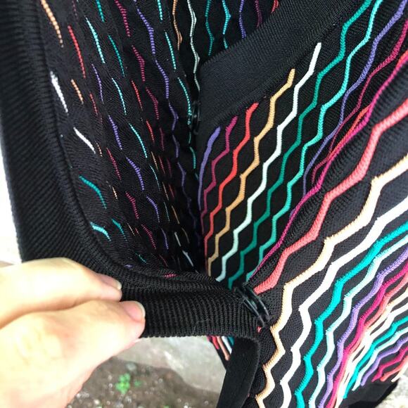 NBD x Revolve Azure Wrap Cardigan Texture Rainbow - Picture 8 of 12